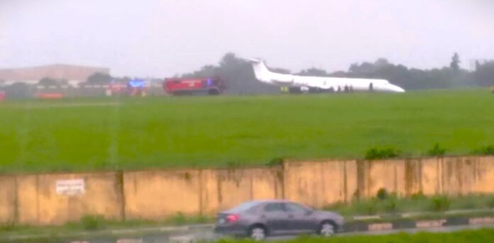 XeJet Flight skids off runway