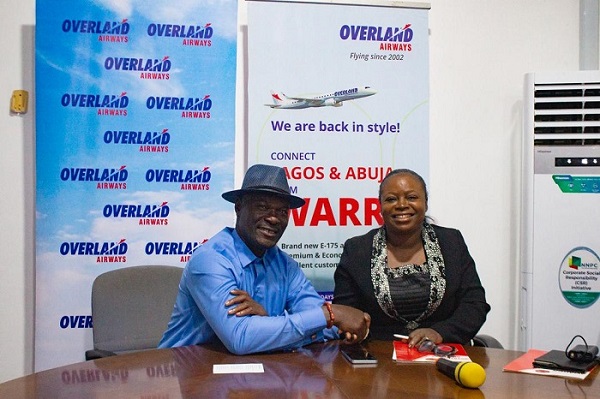 PICTURE 1 Overland Airways resumes Lagos