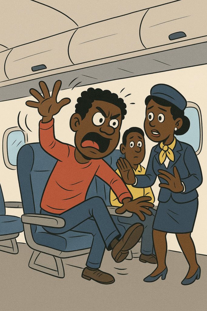unruly passenger